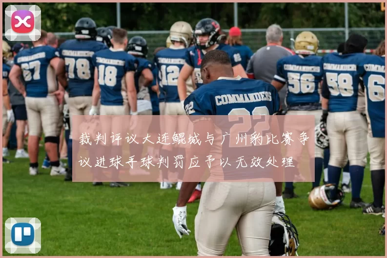 裁判评议大连鲲城与广州豹比赛争议进球手球判罚应予以无效处理